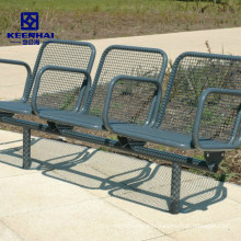 Customized Outdoor Street Stainless Steel Seating Bench for Garden